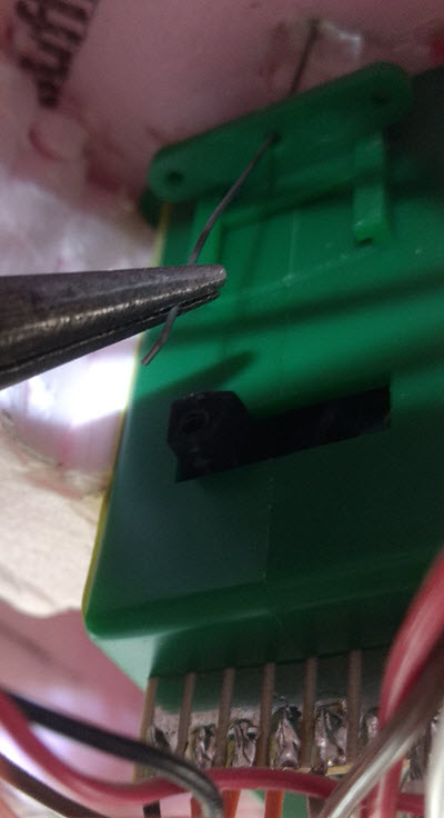 [extracting the Tortoise wires]